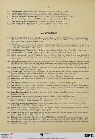 Verschiedenes (Nr. 616-662)