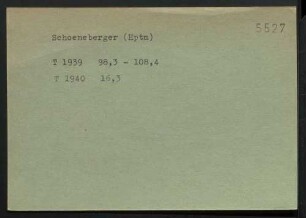 Schoeneberger, NN.
