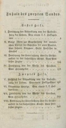 384 Inhaltsverzeichnis