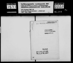 Bretten, Israelitische Gemeinde Käufer: Stadt Bretten Lagerbuch-Nr. 48 Bretten