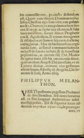 Philippus Melanthon.