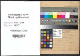 Entnazifizierung Otto Hollaender , geb. 03.09.1904 (Kaufmann)