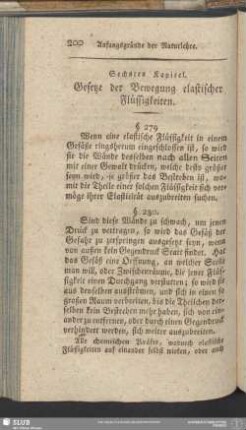 Sechstes Kapitel. Gesetze der Bewegung elastischer Flüssigkeiten