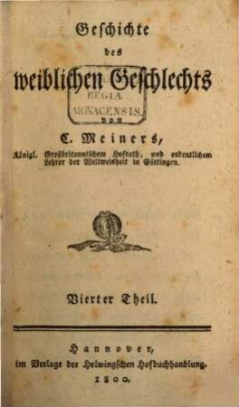 Geschichte des weiblichen Geschlechts, 4