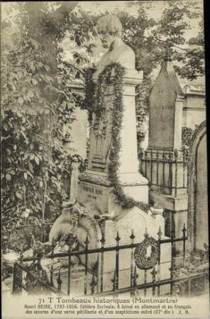 71 T Tombeaux historiques (Montmartre) - Heinrich Heine [...]