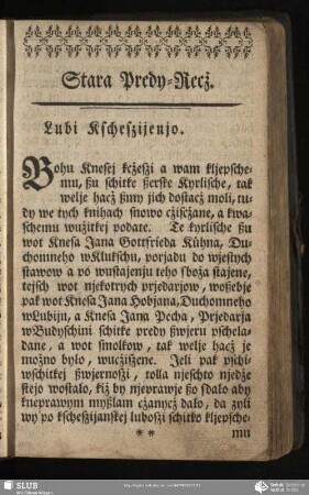 Stara Predy-Recż