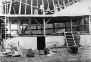 Wilsdruff-Blankenstein. Ober- oder Krillemühle, Abbruch der Schneidemühle 1919, Repro