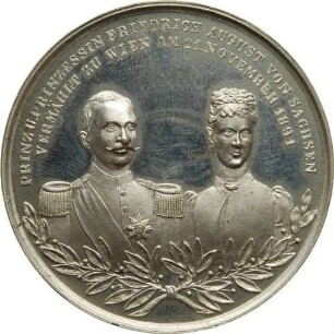 Prinz Friedrich August - Vermählung mit Luise von Österreich