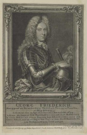 Bildnis des Georg Friederich zu Brandenburg-Onolzbach