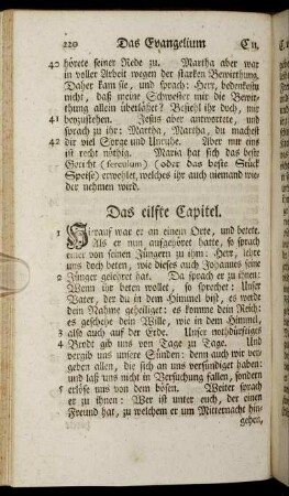 Das eilfte Capitel. - Das zwanzigste Capitel.