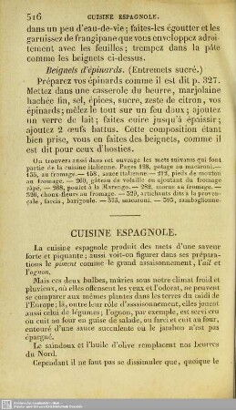 Cuisine Espagnole
