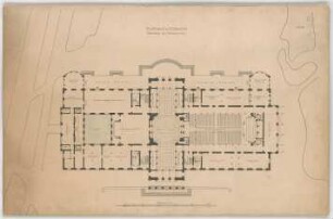 Thiersch, Friedrich von; Wiesbaden; Kurhaus - Grundriss EG
