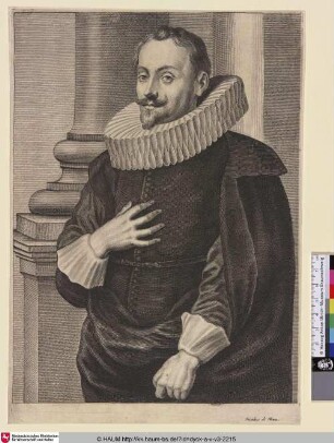 [Porträt des Malers Peeter Simons; Peeter Symons; Portret van Peeter Symons]