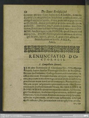 Renunciatio Doctoralis