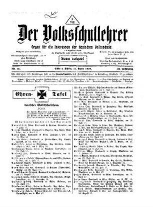 Ehren-Tafel deutscher Volksschullehrer : XCVIII.