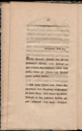 Schafhausen. Sept. 1795.