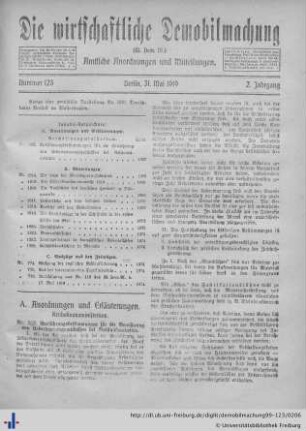 Nr. 123, 31. Mai 1919