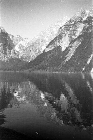 Königsee: der Königsee, Watzmann