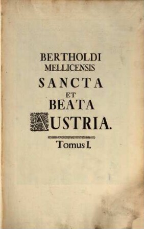 Sancta et beata Austria, 1