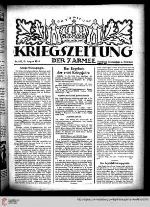 Hefte 161-169, August 1916