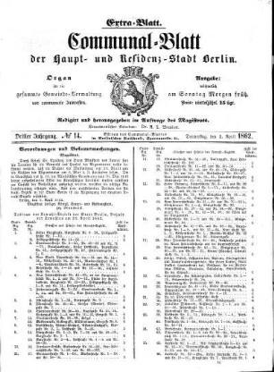 No. 14: No. 14, 03.April 1862