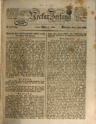 Neckar-Zeitung. 1826