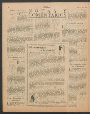 Cartas de Mamá Justa a su nieta : El sentimiento de la caridad