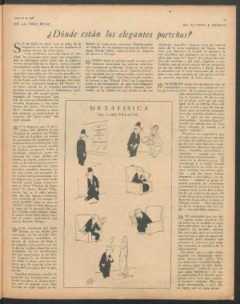 ¿Dónde están los elegantes porteños? : De la vida real