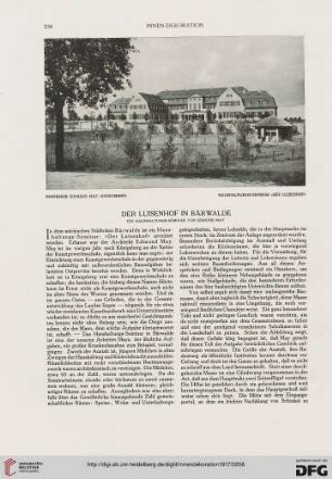 Der Luisenhof in Bärwalde: ein Haushaltungs-Seminar von Edmund May