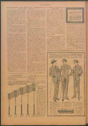 La Argentina en líneas [Estadística] : Progreso de las líneas telegráficas explotadas, en el último quinquenio