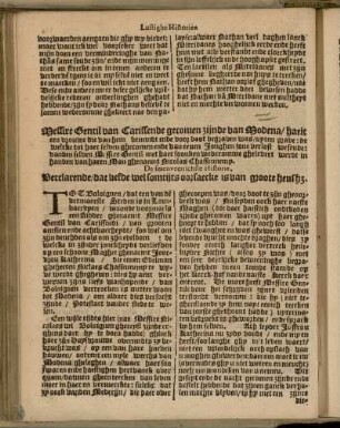 De [46.] Historie