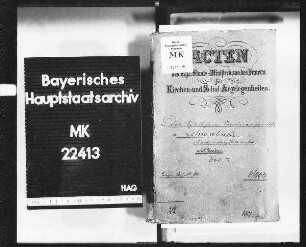 Schwabach. Schullehrerseminar. Seminar- und Präparandenschulgebäude nebst Garten.