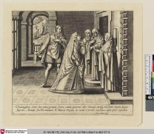 [Teresa Entering the Convent of the Mountain Carmel; Teresa begibt sich in den Konvent der Karmeliten]