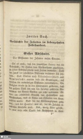 Zweites Buch. Geschichte der Jesuiten im siebenzehnten Jahrhundert