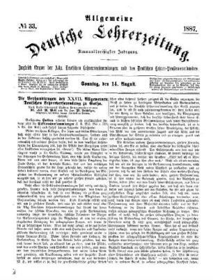 Die Verhandlungen der XXVII. Allgemeinen Deutschen Lehrerversammlung zu Gotha : (Schluß)