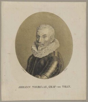 Bildnis des Johann Tzerclas von Tilly