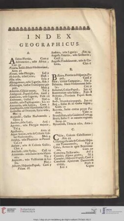Index Geographicus