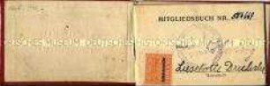 Mitgliedsbuch der Gesellschaft für Deutsch-Sowjetische Freundschaft