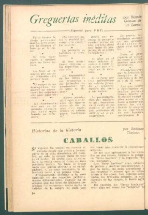 Caballos : Historias de la historia