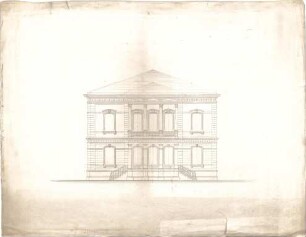 Stegmann, Carl von; Stegmann - Atelier - Hausentwurf (Ansicht)