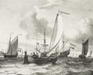 Storck, A., Schiffe auf dem Meer