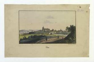 Ulm vom Sudwesten. Um 1817