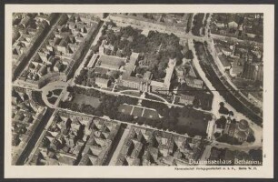 Ansichtskarte "Diakonissenhaus Bethanien", Luftaufnahme