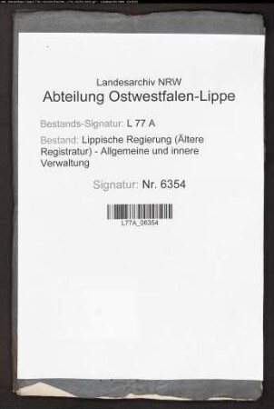 Prüfung des Tierarztes F. E. Wülker aus Detmold