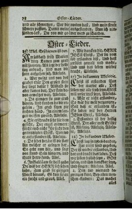 Oster-Lieder.