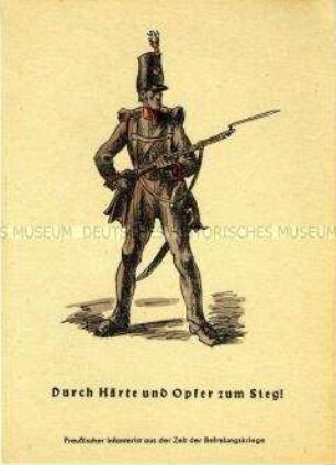 Preußischer Infanterist aus der Zeit der Befreiungskriege