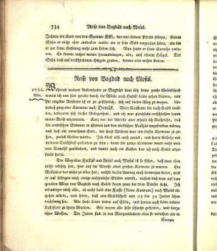 Reise von Bagdad nach Mosul.