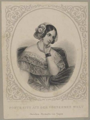 Bildnis der Dorothea von Sagan