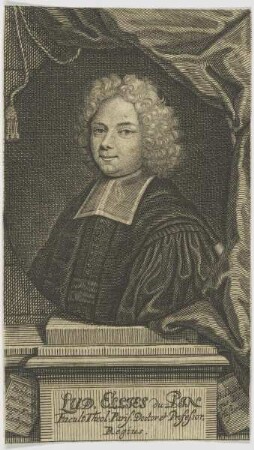 Bildnis des Lud. Elies du-Pin
