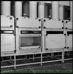 Detail der Filteranlagen der Abteilung Reaktorbetrieb und Technik/Heiße Zellen (RB/Z)